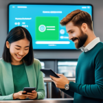 Home 12 바이오메트릭 데이터 관리 방안 - **Prompt 1: Everyday Biometric Convenience**
"A vibrant, high-angle shot of a diverse group of p...